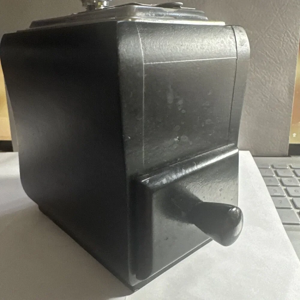 VTG Stoha Design Germany Manual Coffee Grinder Black Matte Burr Mill Crank